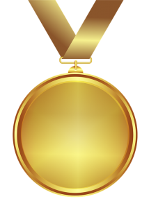 Gold medal PNG-57789